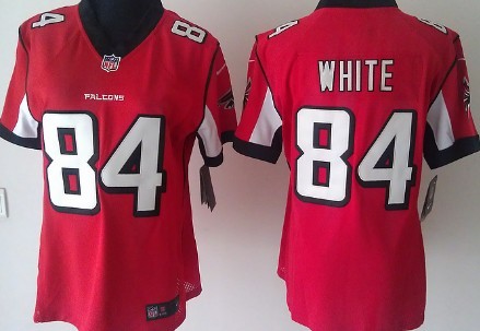 Nike Women's nfl South Atlanta Falcons 84 Roddy Nike Red Game Jersey